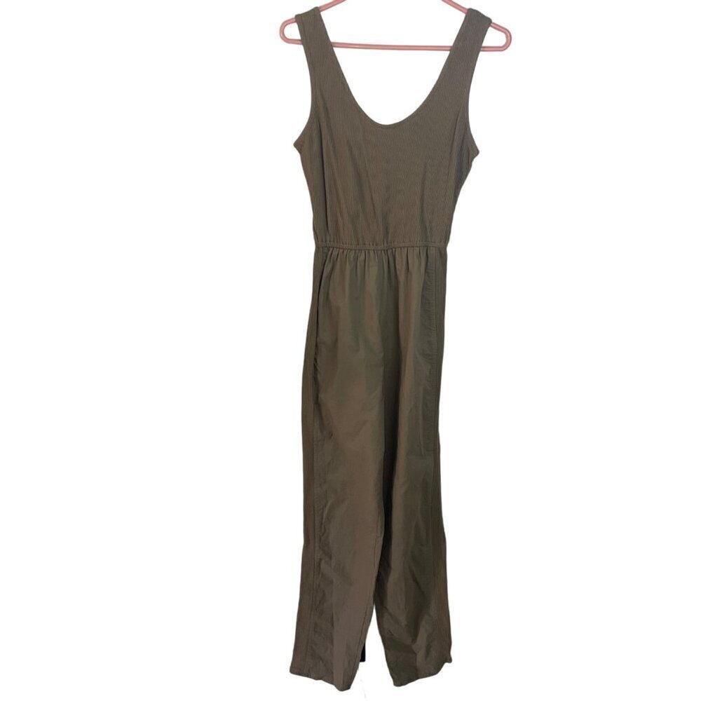 Peaches My Love Vintage Womens Jumpsuit Jacket Set Size 8 Tan Deadstock New - Picture 4 of 8